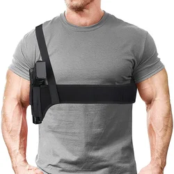 Underarm Hidden Gun Holster Shoulder Holster Right Hand Tactical Handgun Carry Pouch Bullet Clip Sleeve Glock 17 19 Accessories