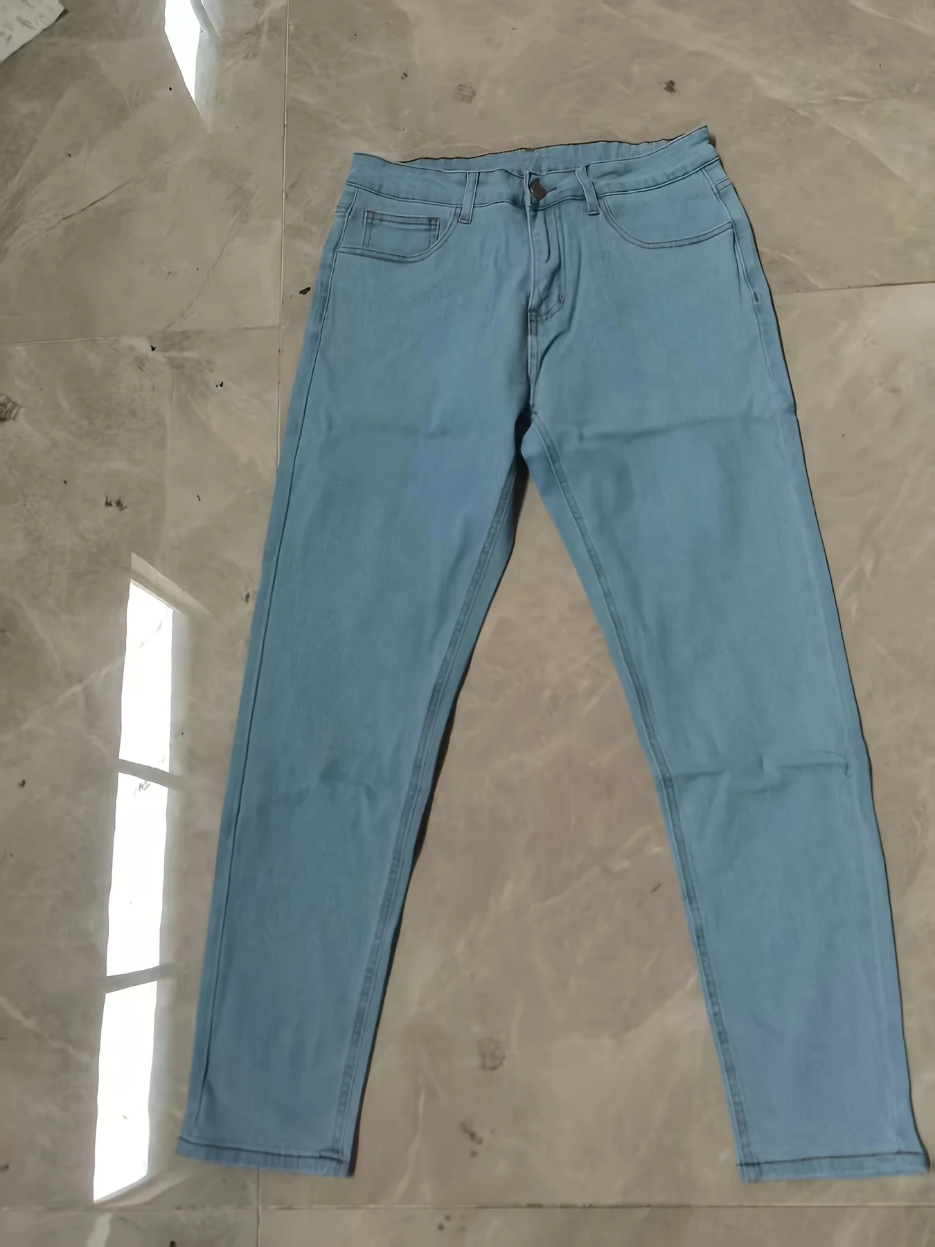 Pantaloni in denim elasticizzato slim fit da uomo