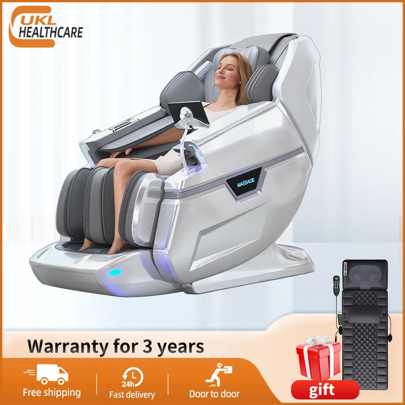 2026 Sonic Wave Massage Chair, AI Voice , Zero Gravity, Calf Kneading, 30 Massage Programs, Full Body Shiatsu Electric Recliner