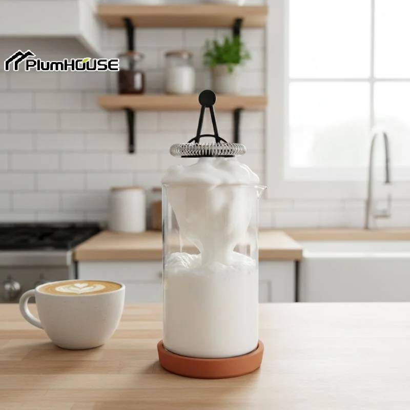 Milk Frother Electric Replacement for MMF809WH MMF809BL Stainless Frothing Head Enhance Home Latte Cappuccino Coffee