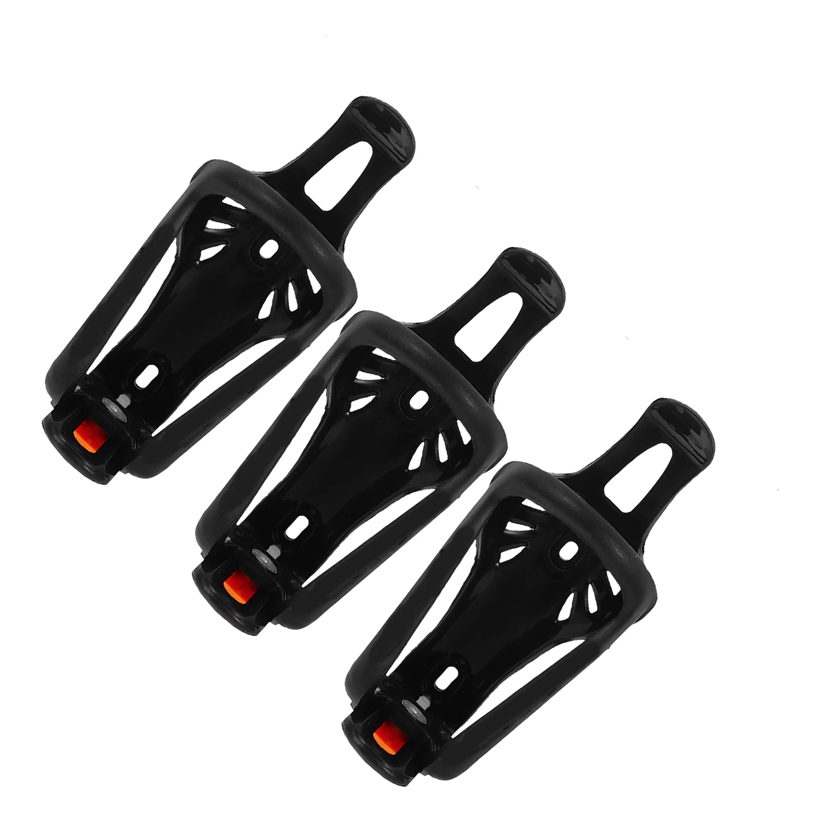 

3 pcs Water Bottle Cages Cycling Bike Cup Holder Rack Mount Brackets Sturdy Secure Various Bottles Long Distance Travel Sports