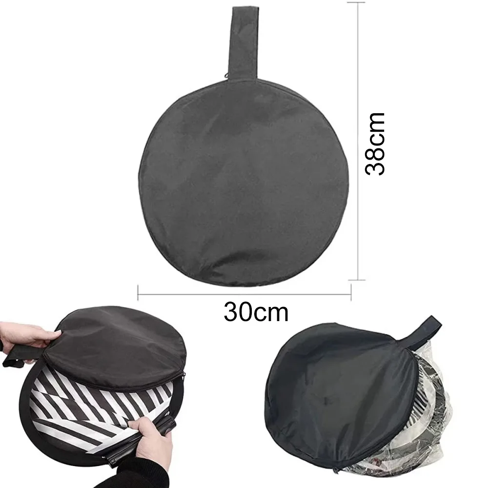 80cm Foldable Striped Car Dent Reflector Board Portable Lined Reflection Panel for Auto Body Scratch Inspection Repair Tool