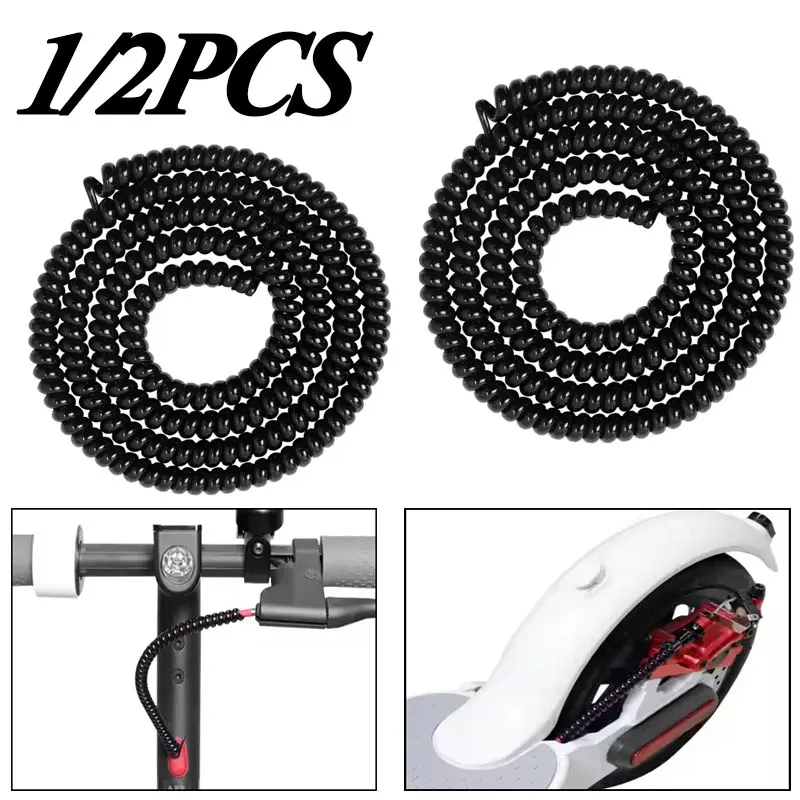

1/2PCS Motorcycle Line Cable Protector Front and Rear Brake Cable Protector Parts Stretchable TPU Motorcycle Accessories