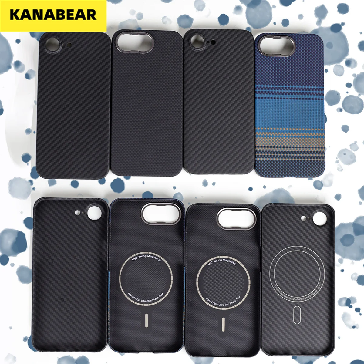 

Suitable for iPhone 17e/16e Kevlar aramid fiber phone case hard shell magnetic protection cover