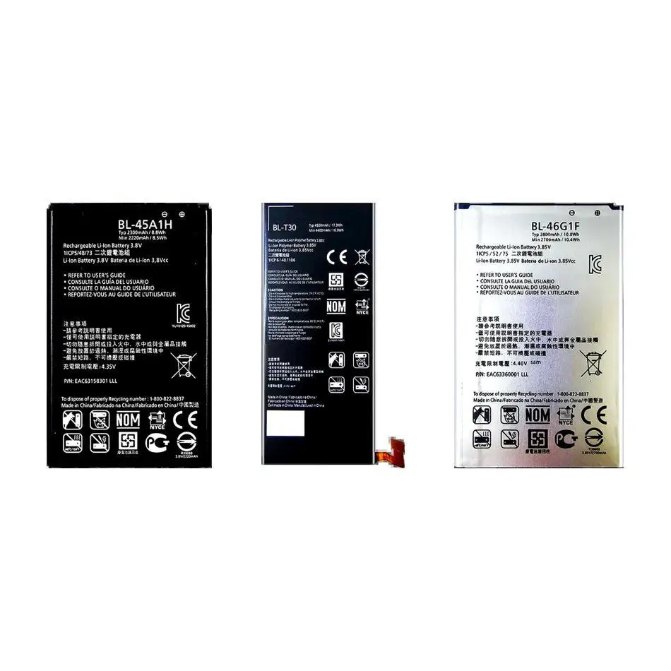 

Mobile Phone Battery Durable BL-45A1H BL-T30 BL-46G1F 2300-4500Mah For LG X 2 K10 F670k F670l F670s Power Lte Plus 2017 II