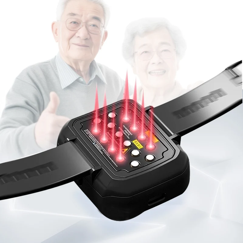 

New 650nm Cold Laser Watch Wrist for Diabetes Hypertention Tympanitis Home Use Therapeutic Apparatus Medical Equipment