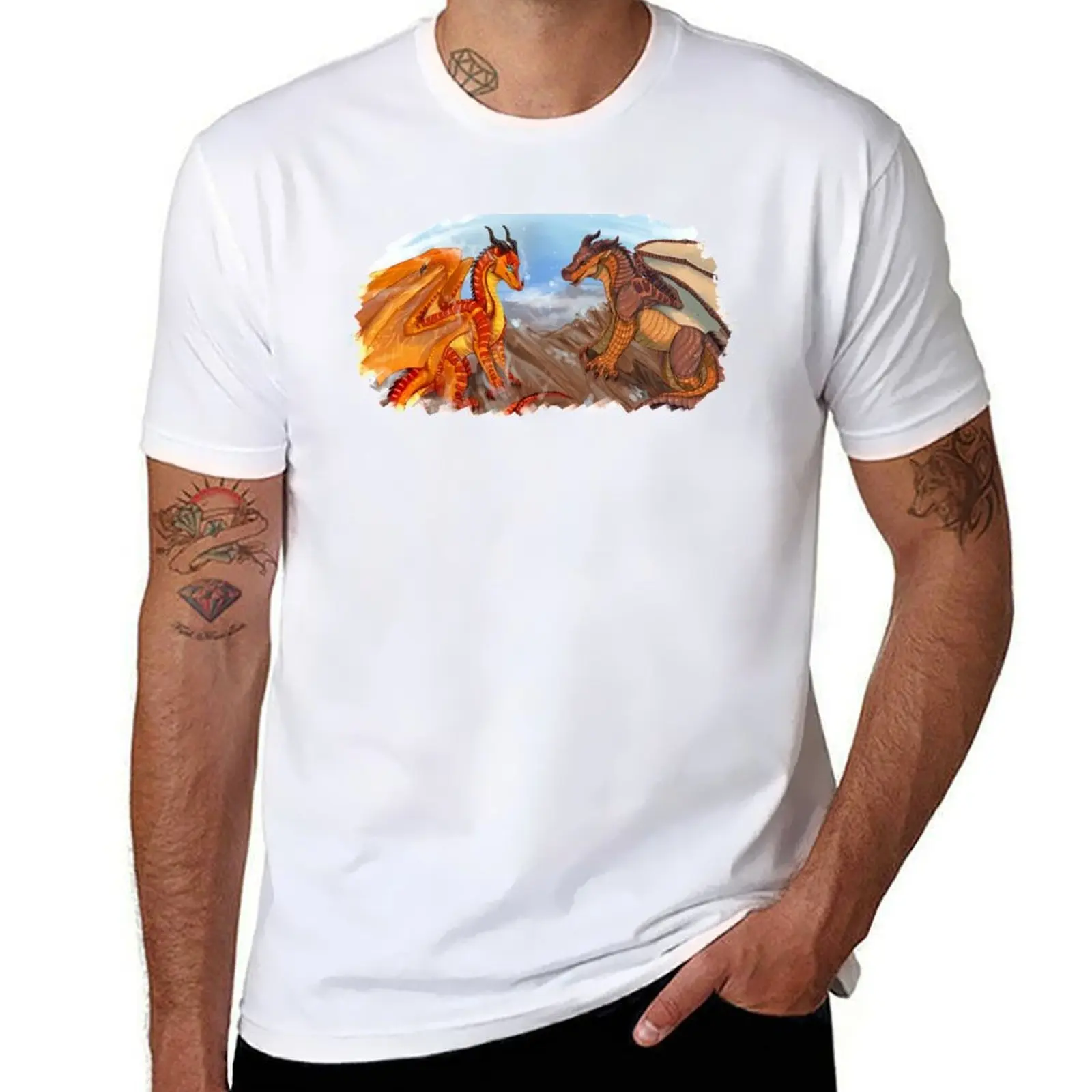 

Wings of Fire - Peril and Clay T-Shirt t shirts cotton 100% t shirt man designer man t shirt graphic T-Shirt