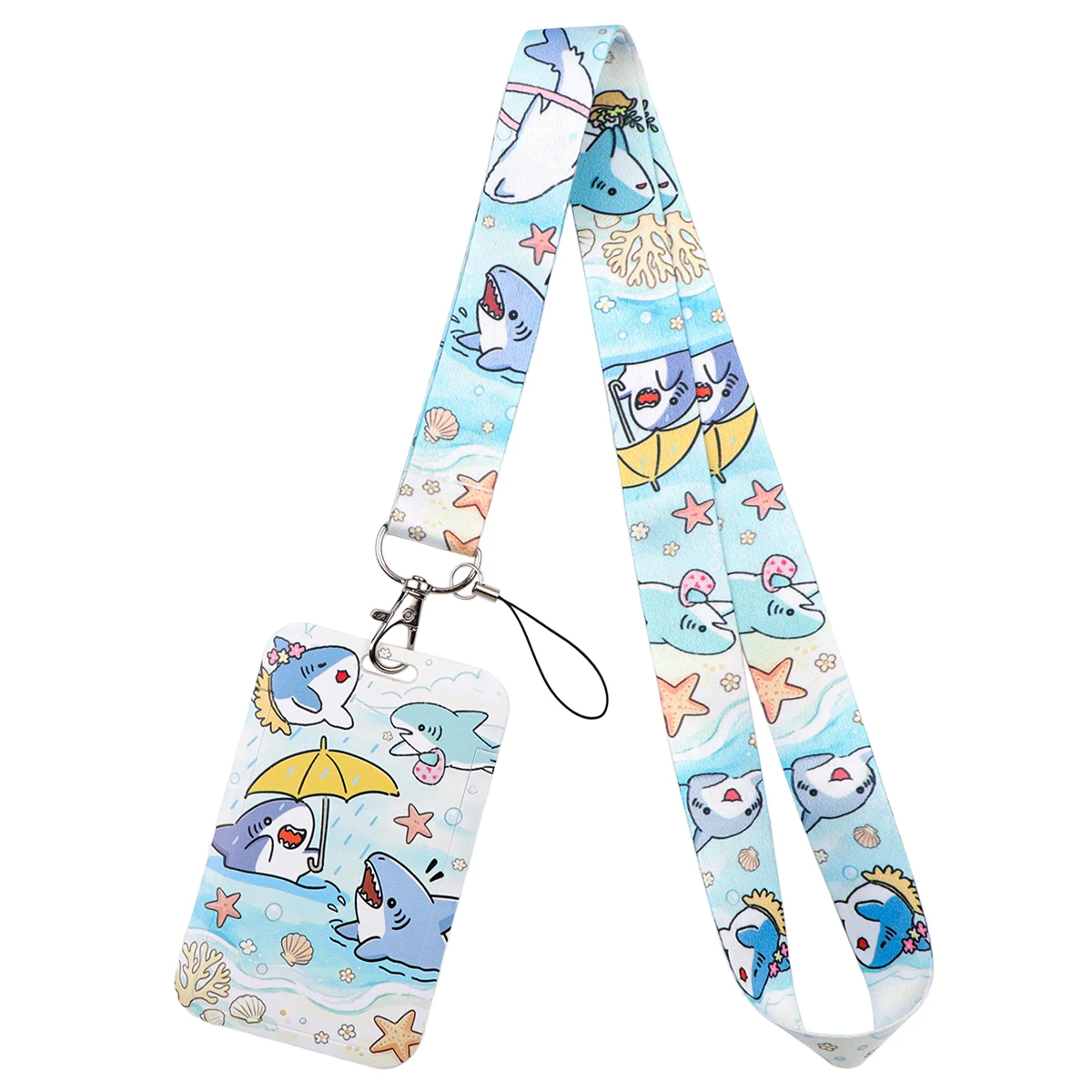 Cartoon Duck Credential Holder Cute Monkey Lanyards for Key Neck Strap For Card Badge Gym Keychain Keyring Accessories Gifts