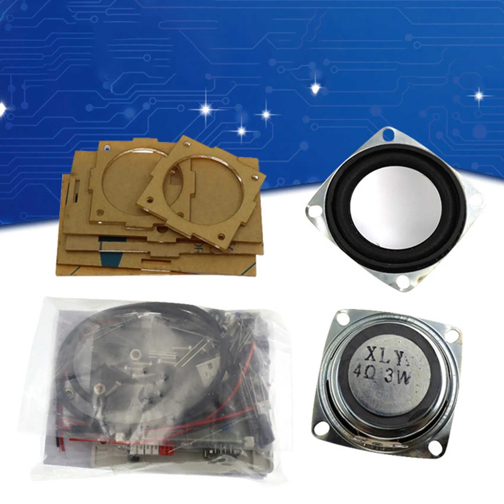 DIY Assembleia Kit Peças para Bluetooth Speaker, Amplificador, Circuit Board Making, Amplificador
