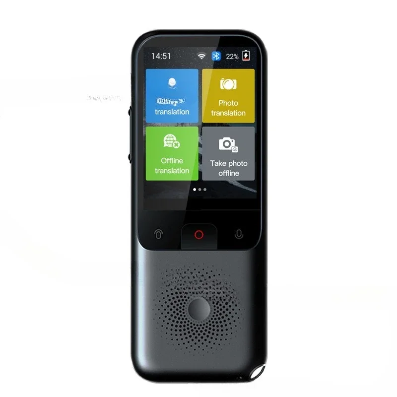Intelligent and accurate offline voice translator Multilingual WIFI Photography and recording Smart language