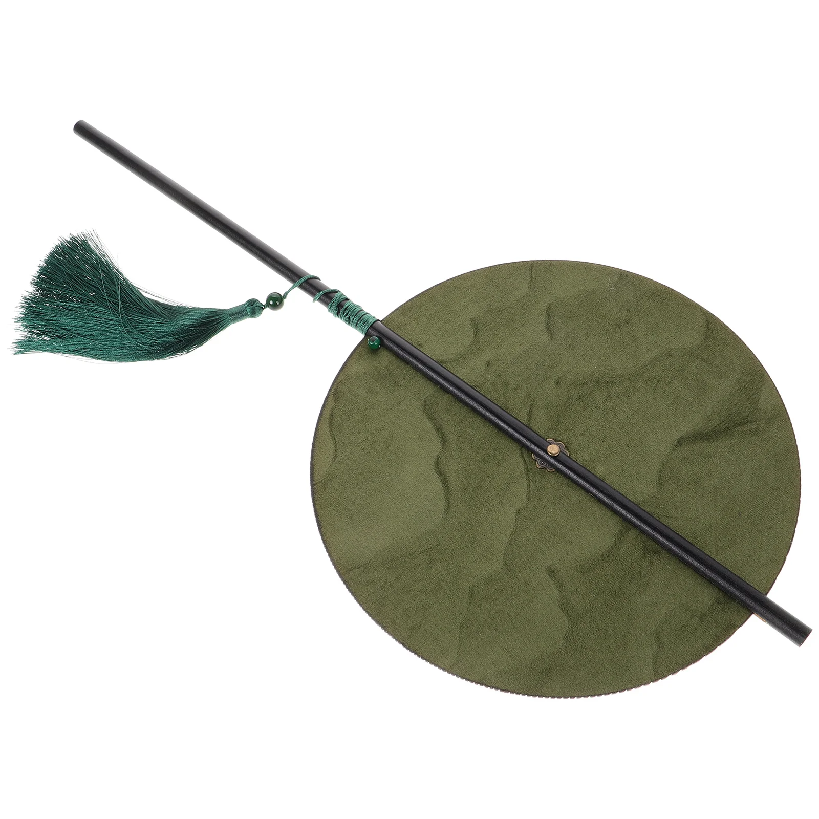 

Arrow Bamboo Waist Fan Traditional Chinese Lightweight Vintage Handheld Fan with Tassel Suitable for Dancing Stage Performance