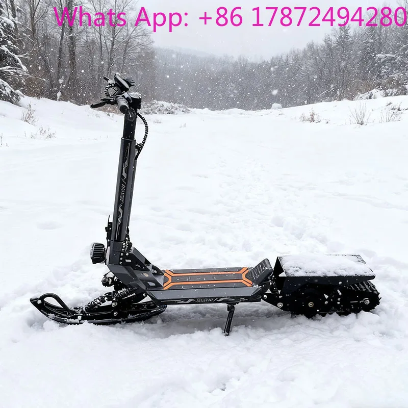 Adult Off-road Snow Snowmobile  3-in-1 40km/h 150kg Capacity Includes Front and Rear Tires.