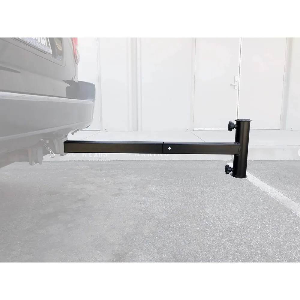 أفضل دعم رائع للفناء الكبير والمظلات الخارجية - مثالي للسفر والخلف والمناسبات الخارجية الأخرى، باللون الأسود