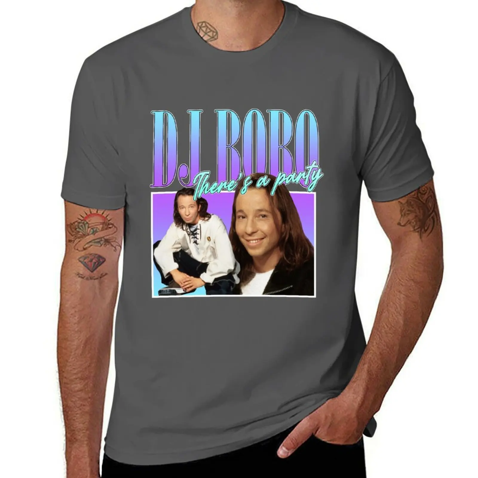 

DJ Bobo 90s Style Eurodance| Perfect Gift T-Shirt anime t shirts for man mens graphic t shirts T-Shirt