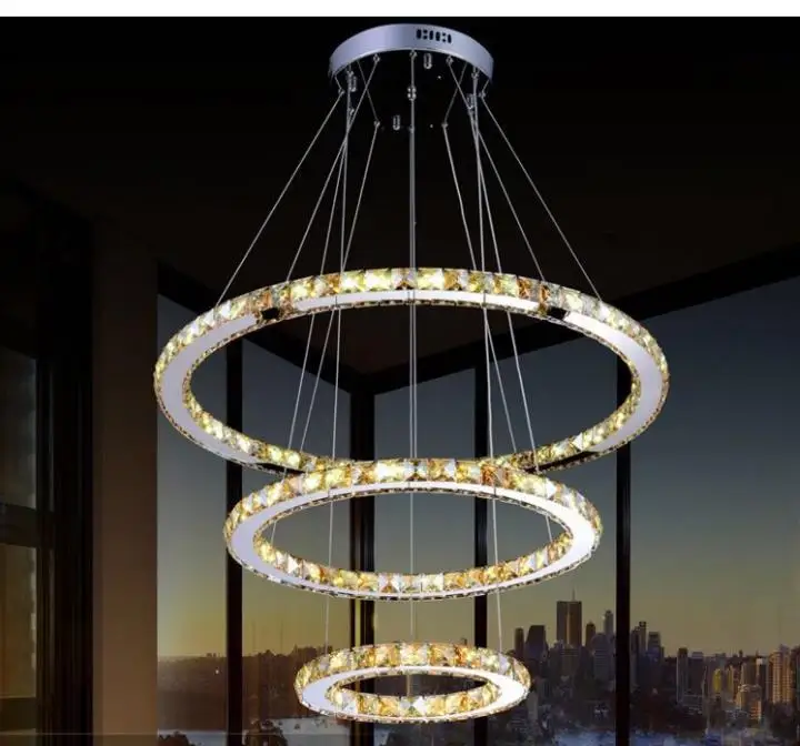 Nowoczesny kryształ LED żyrandol lampa do salonu Cristal Lustre żyrandole oświetlenie wisiorek wiszące lampy sufitowe