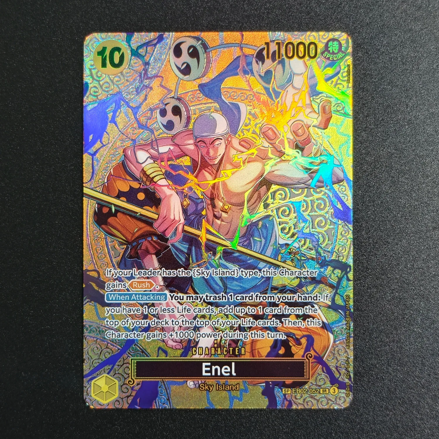 Hot One Piece DIY TCG Cards Luffy Enel Nami Bonney Japanese Ver. 2024 Texture Foil SEC SR Rare Anime Collectible Game Card