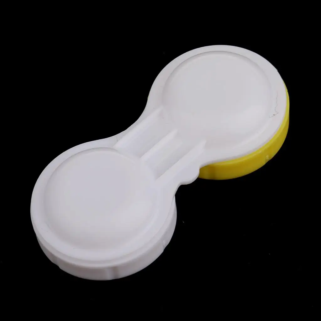 Cute Contact Lens Case Pocket Size Organizer Plastic Storage for Coloured Contact Lenses Home Travel