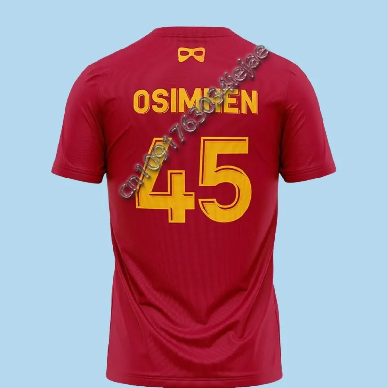 

MOTO-2025 Istanbul Galatasaray Osimhen Design FC Home Away Kids Turkish T-Shirt Victor Osimhen #45 Soccer Adults/KIDS 3D Printed