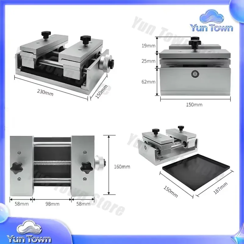for HYXBZJJ01 Laser Marking Machine Fixture for Tin Foil Paper Thin Paper Cutting Gold Foil Cutting Horizontal Stretch Tool