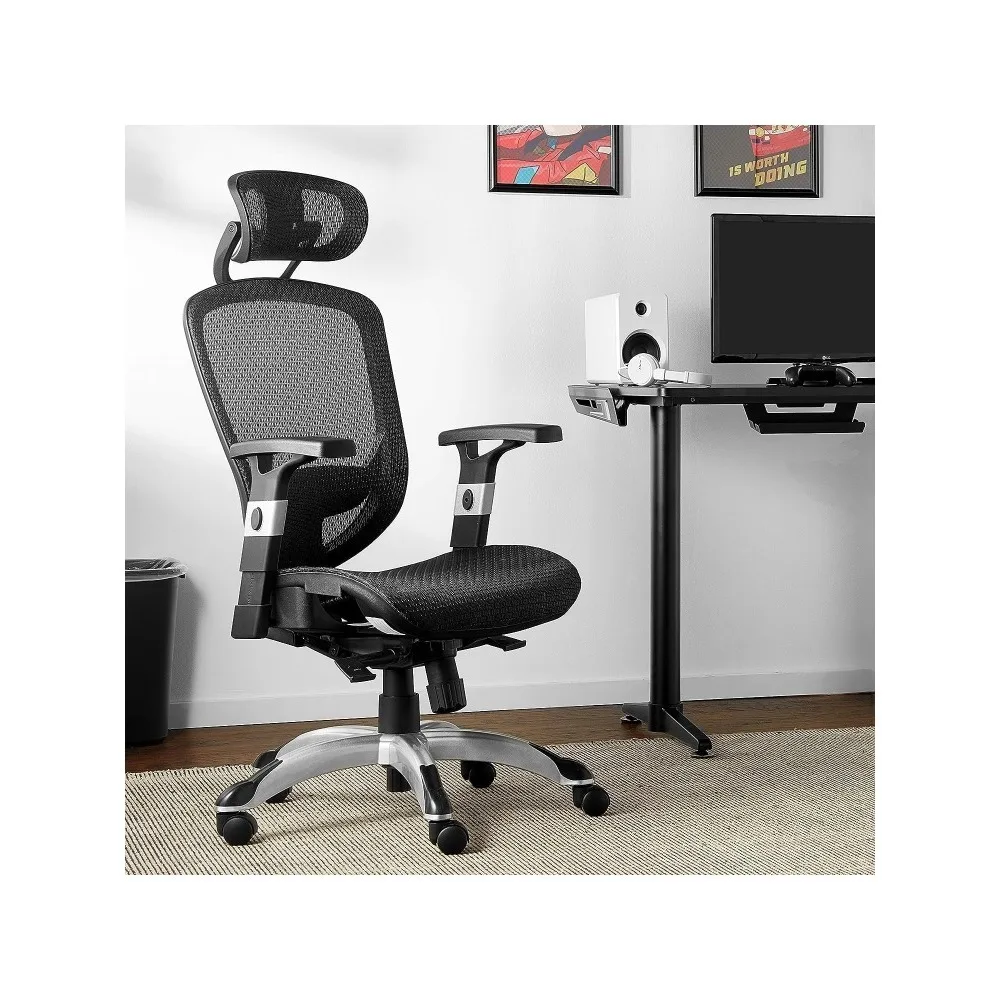 Mesh Task Chair,Adjustable Office Chair with comfortBreathable  Provides Lumbar, arm and Head Support,Modern Office Chair