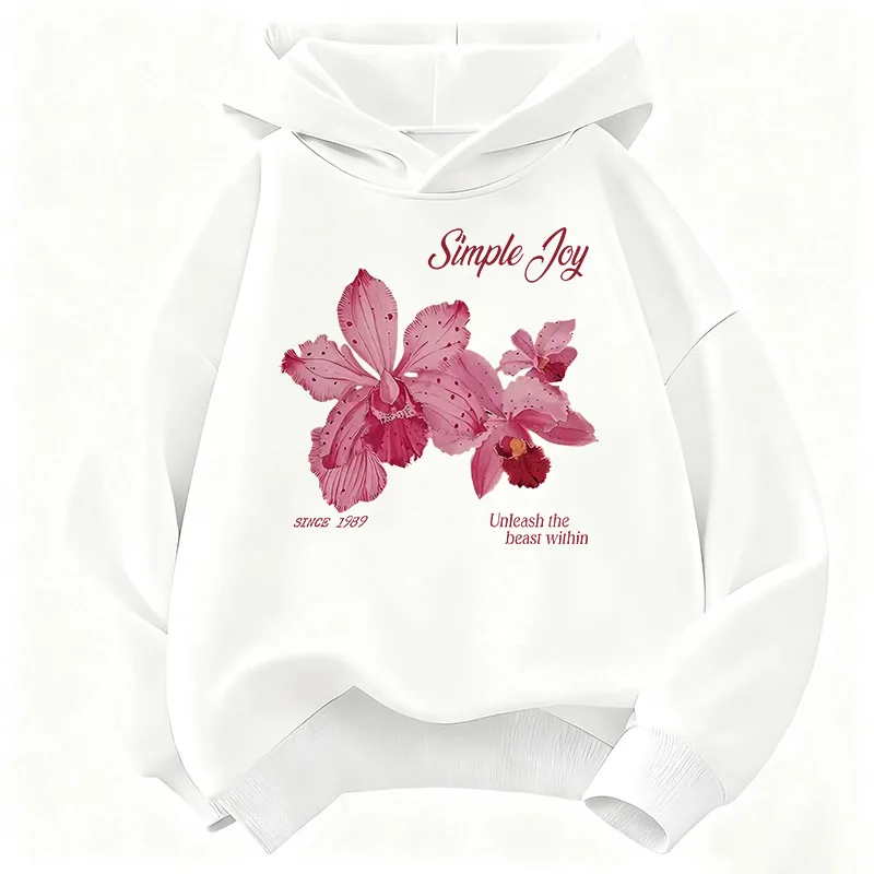 Grafik-Pullover mit Blumendesign Kapuzen-Sweatshirt für Kinder Niedlicher Hoodie für Jungen Mädchen Frühling Lässige Kapuzenpullover