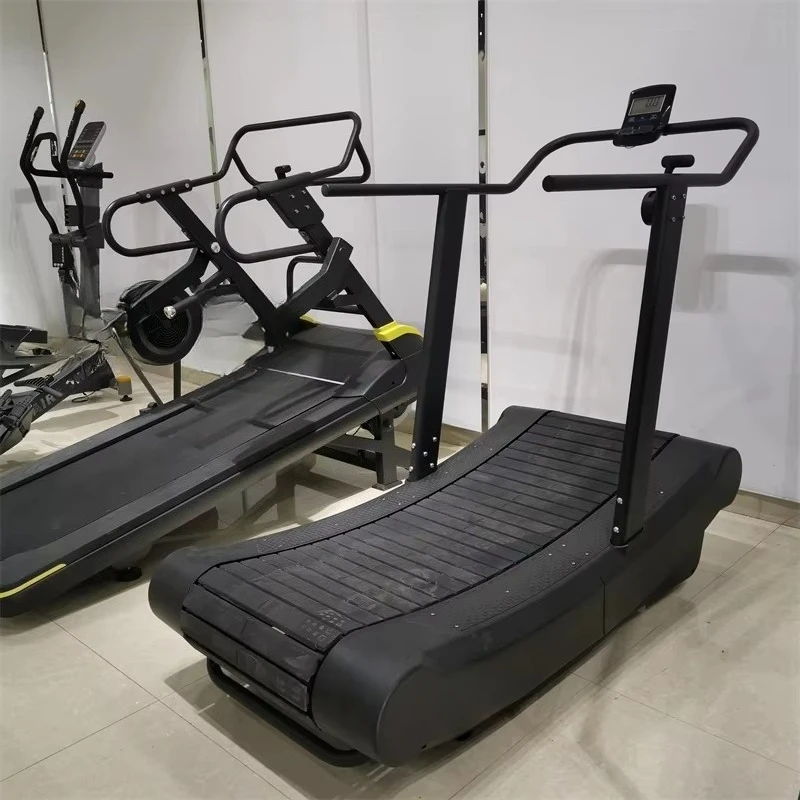 Treadmill & Air Runner Foldable Running Machine Noiseless Treadmill Home and Gym Use Equipment Steel Mechanical Unisex