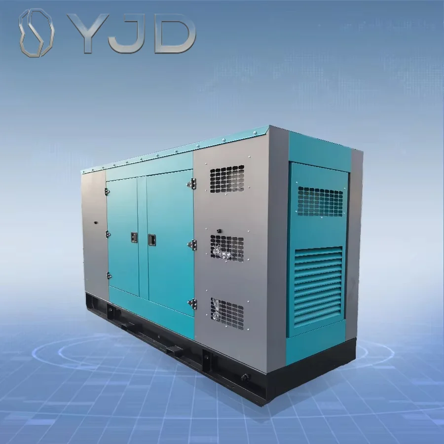 DYJDSuper Silent Diesel Generator Set with Single Phase AC Output 220V/380V 50/60Hz 1500RPM Speed Auto Start ATS Option