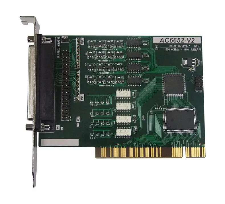 

AC6652 PCI bus IO board isolation 16 input and output switch input and output card