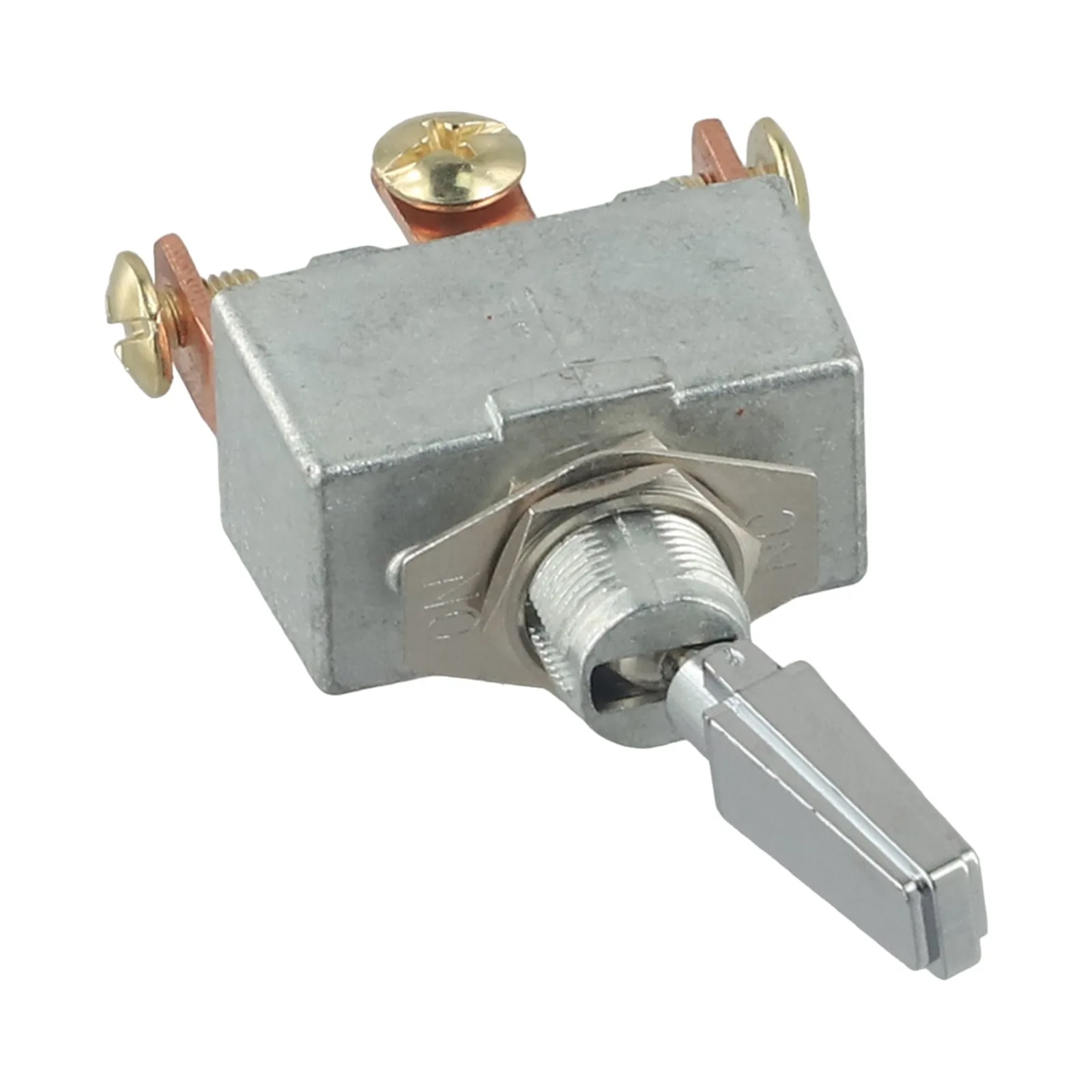 50 Amp 12V DC 3 Position Duty For Toggle Switch Material Chrome Finish Suitable for Automotive and Industrial Use