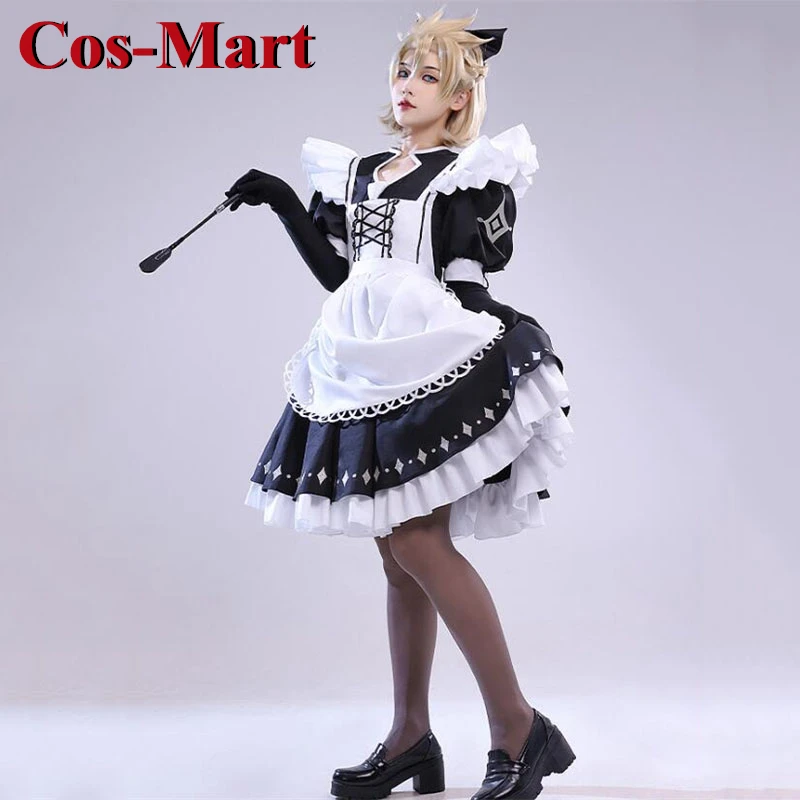 

Cos-Mart Hot Game Genshin Impact Albedo Cosplay Costume Gorgeous Sweet Lovely Maid Dress Party Role Play Clothing New
