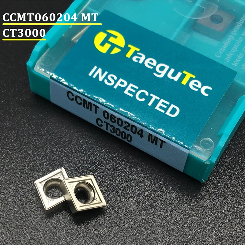 10PCS CCMT060204 MT CT3000 Internal Turning Tool Cermet Grade CCMT 060204 Carbide Inserts CNC Lathe Cutter Tool Turning Insert