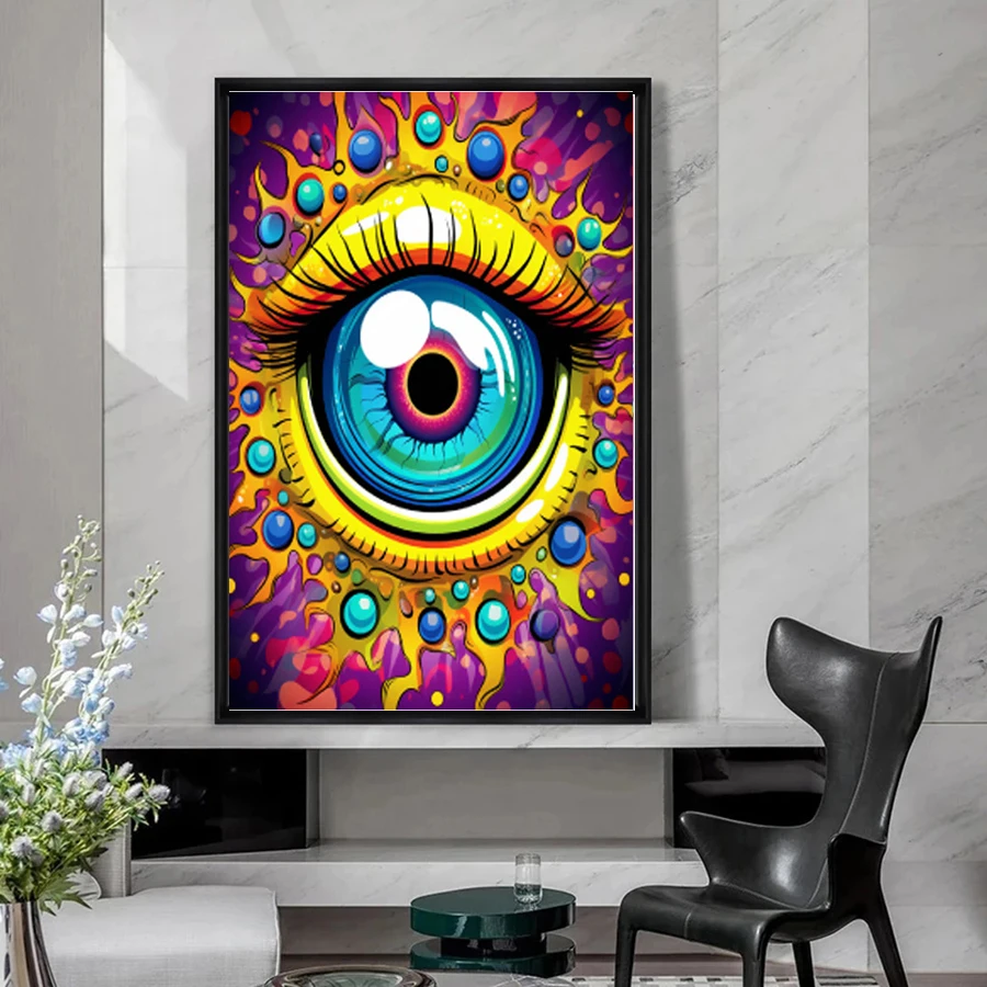 Strange Eyes 5D Diamond Painting Home Decorations Diamond Art Painting Kits Cross Stitch Kit Diy Crafts Children's Gift