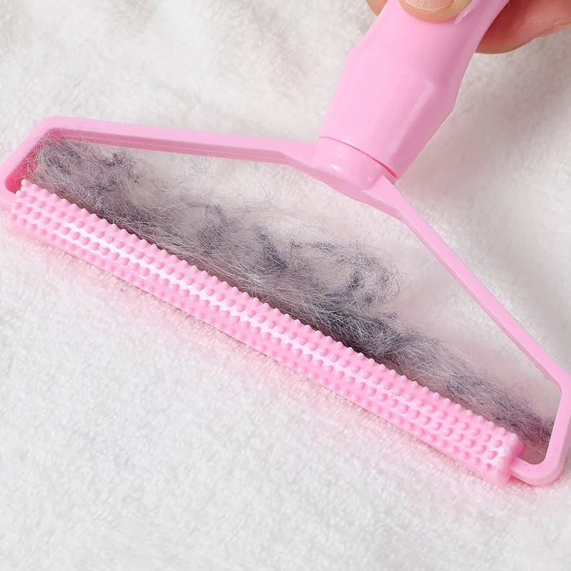 Cat Brush Cat Hair Remover Clothes Wool Scraper Portable Pet Grooming Brush Sofa Fabric Cleaners Pet Hair Removal Cleaning Tools