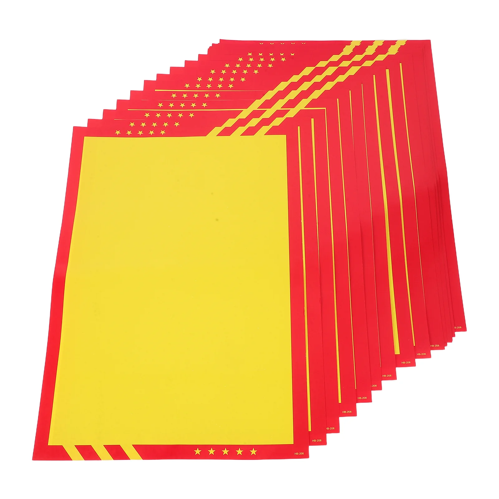 20 Pcs Poster Advertising Paper Retail Signs Rustic Sale Price Label Card Blank Yellow Shopping Vibrant Design Use