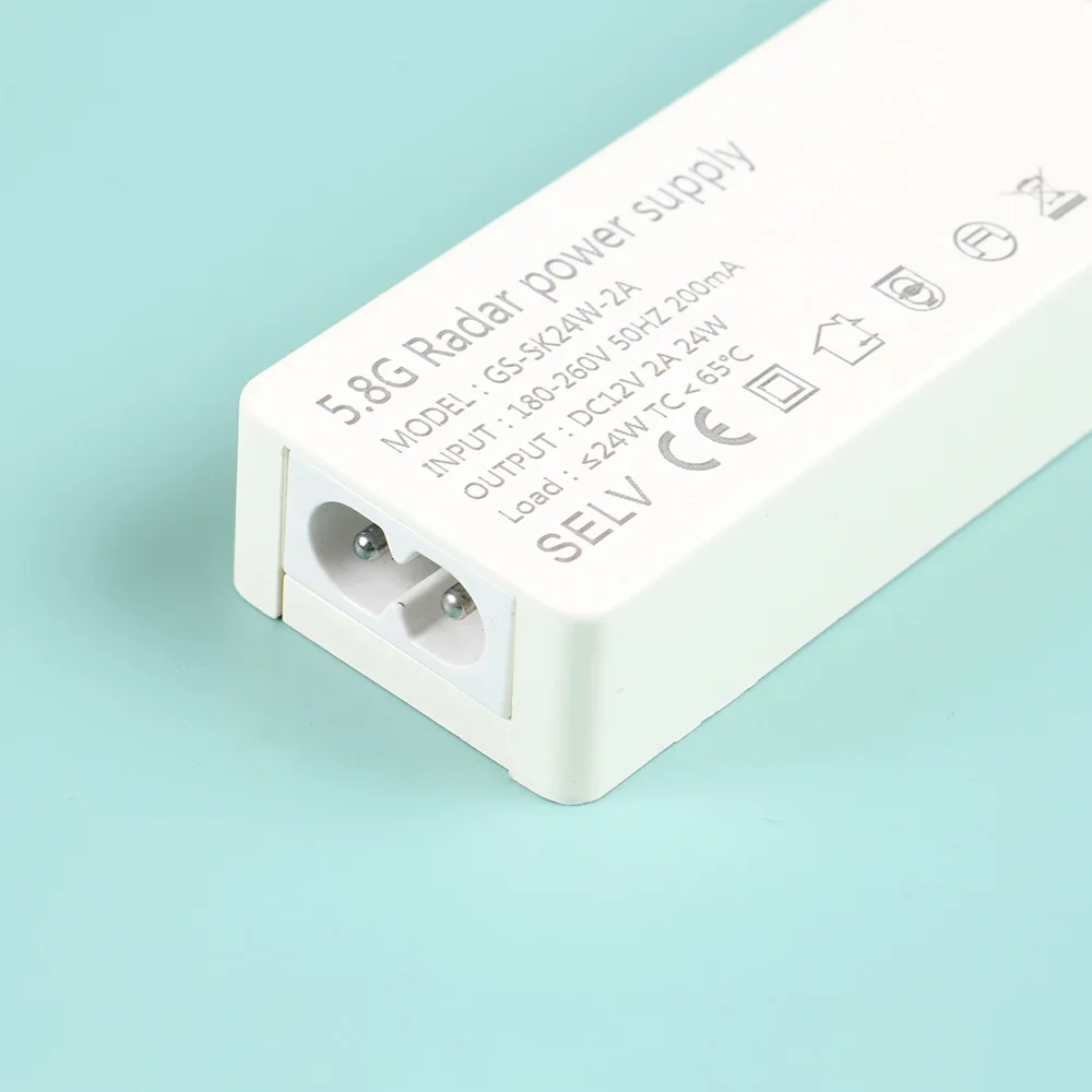 220/230/240V Led Power Supply and 12V Radar Switch Movement Sensor Motion Detector for Led Strip Light used in Drawer wardrobe