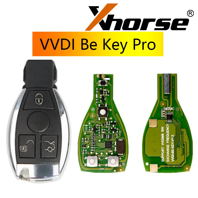 

Xhorse VVDI BE Key Pro For Benz V1.5 PCB Remote Key Chip Improved Version Smart Key Shell Can Convert Tokens To MB BGA Tool