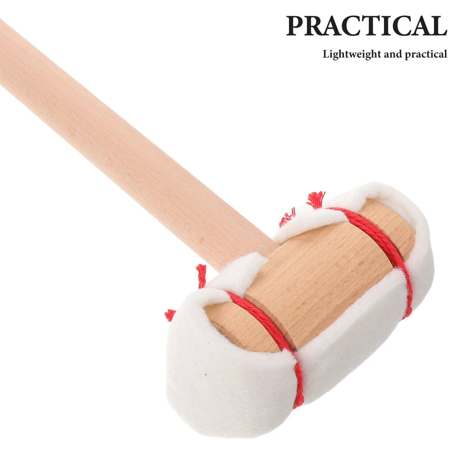 Stone Tablet Rubbing Hammer Wooden Piece Craft Tool Professional Stone Rubbing Tool for Engraving Clear Detailed Rubbings Art