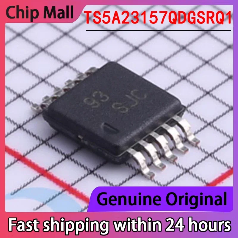 

5PCS TS5A23157QDGSRQ1 Package MSOP10 Automotive Dual Circuit 15 Ω SPD Analog Switch Brand New