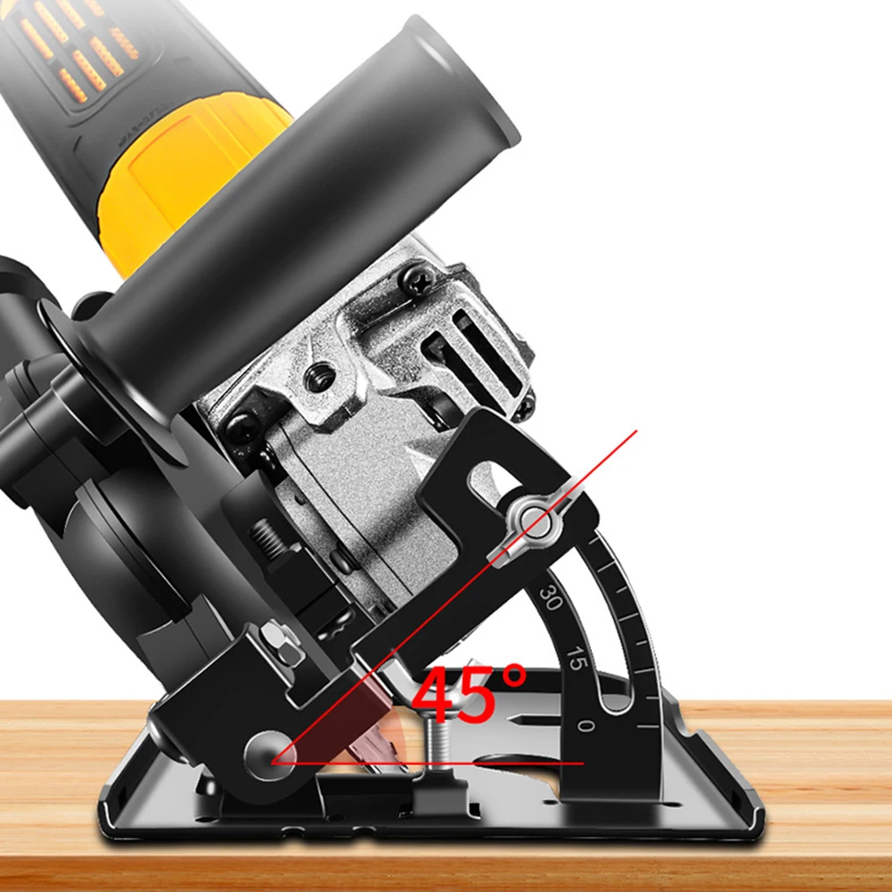 

Hand Angle Grinder Converter To Cutter Grinder Bracket 0-40mm Depth Slotting Stand Tools Bracket for 100/115/125mm Angle Grinder