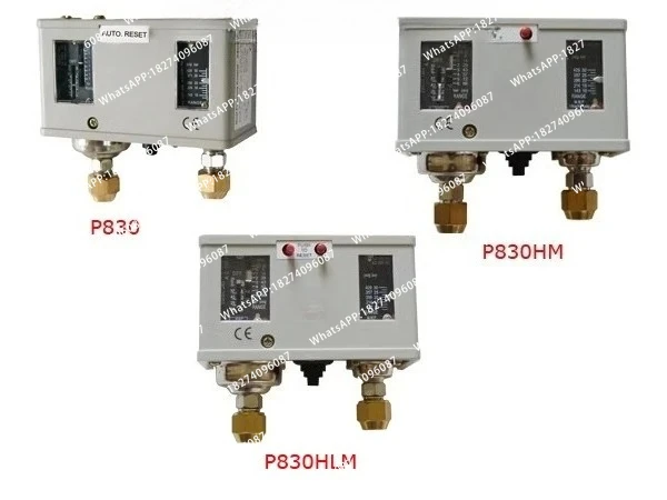 Pressure Controller P830 Refrigeration Double Pressure Switch Unit Protector Single and Double Hand Automatic P3 6 1020E