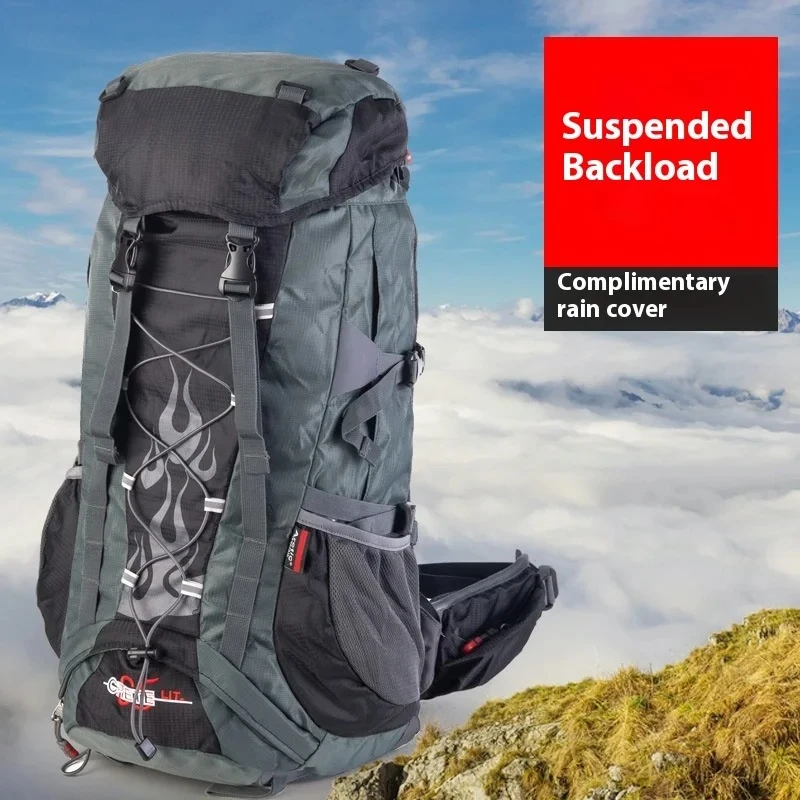 50LHiking Storage Backpack Sturdy Travel Back Pack Army Very Suitable For Mountaineering Trekking Camping Hunting Rucksack