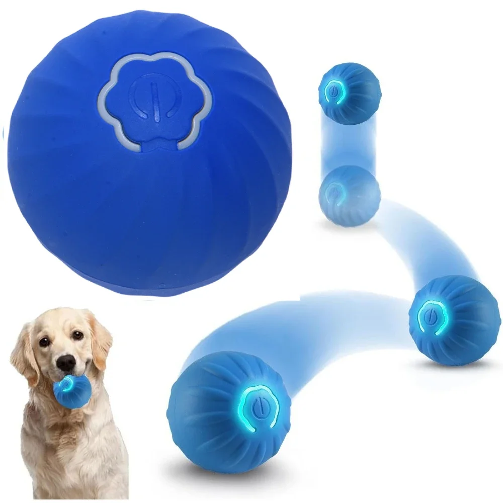 

Smart Dog Toy Ball Electronic Interactive Pet Toy Moving Ball USB Automatic Moving Bouncing for Puppy Birthday Gift Cat Products