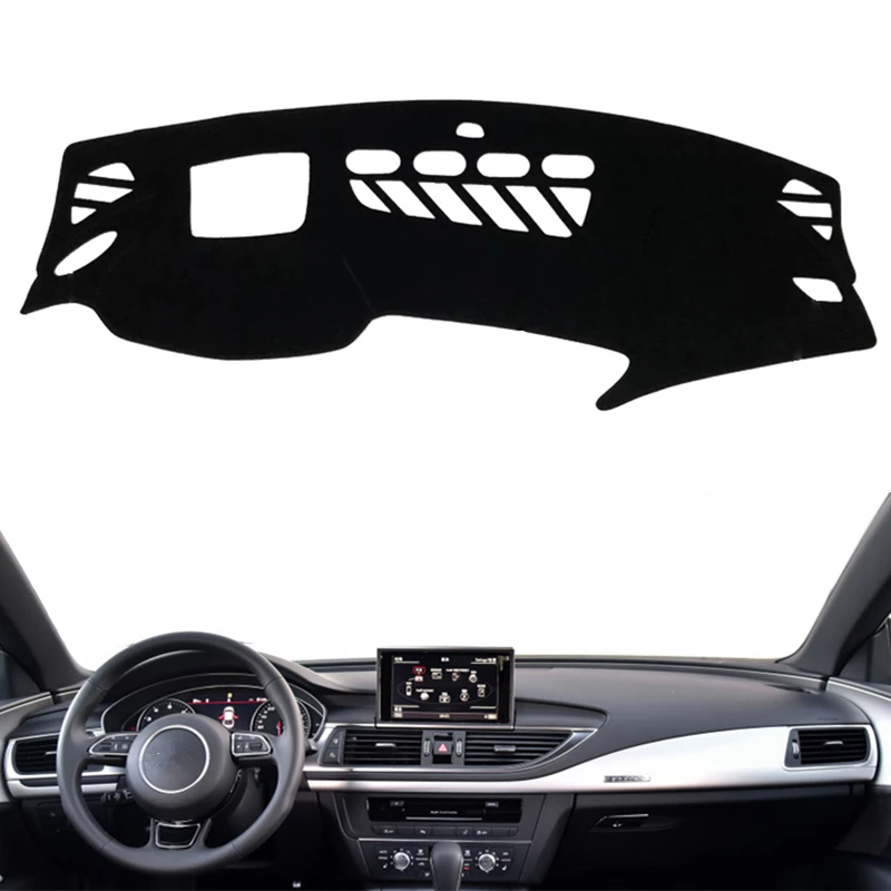 Car Dashboard Cover Dash Mat For Audi A7 S-line S7 RS7 2009-2016 2017 Dashmat Pad Sunshade Cushion Sunshield Anti-UV Accessories