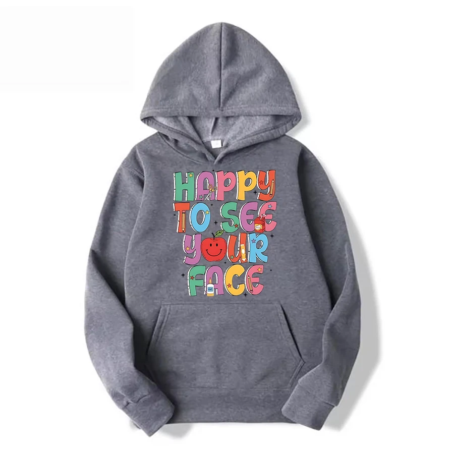 Crew Neck Sweatshirt  Long Sleeve   With a Hat  Printed  Casual  Warm  Stylish   Heavyweight (Fabric Weight 220–320 g/m²)