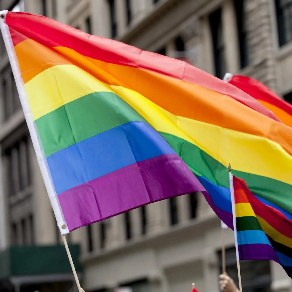 60x90cm 90x150cm Polyester Rainbow Flag Large LGBT Pride Flag  Pride Peace Flags Outdoor Banner Party Supplies Hanging Flag