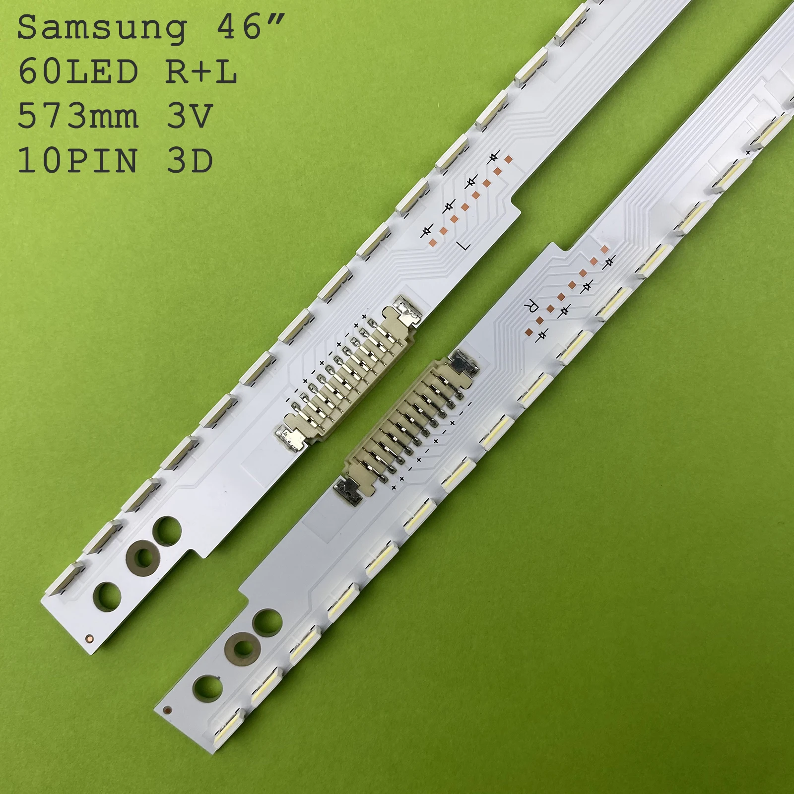 New 2 PCS/Set 60LED 572mm LED Backlight 2012SVS46 7032NNB 3D for Samsung UA46ES6700 UA46ES7000 UA46ES6100 LE460CSA-B1 UE46ES5500