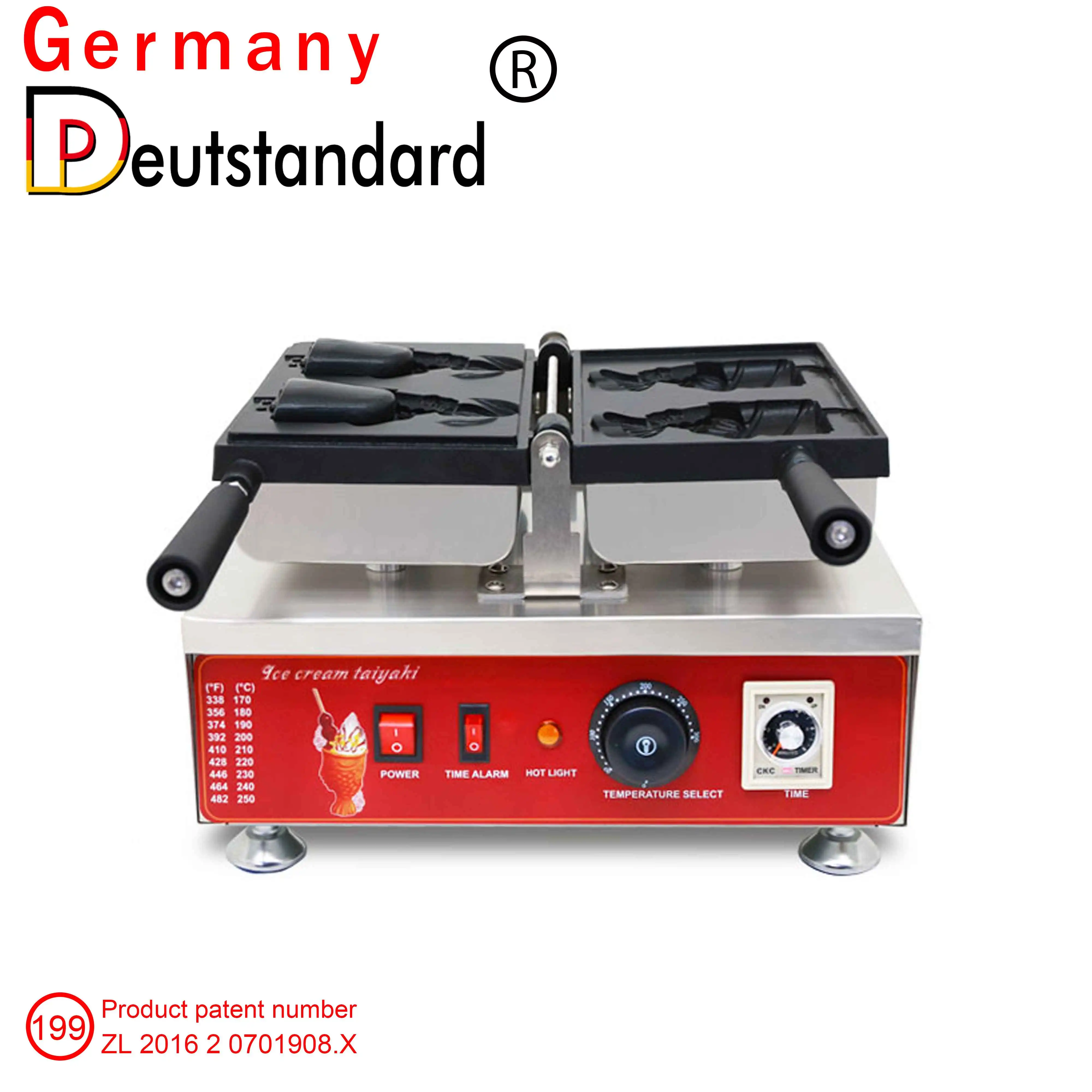 اليابانية افتتاح الفم الأسماك الآيس كريم Taiyaki آلة الأسماك الهراء آلة صنع الآيس كريم فرن كهربائي أجهزة المطبخ