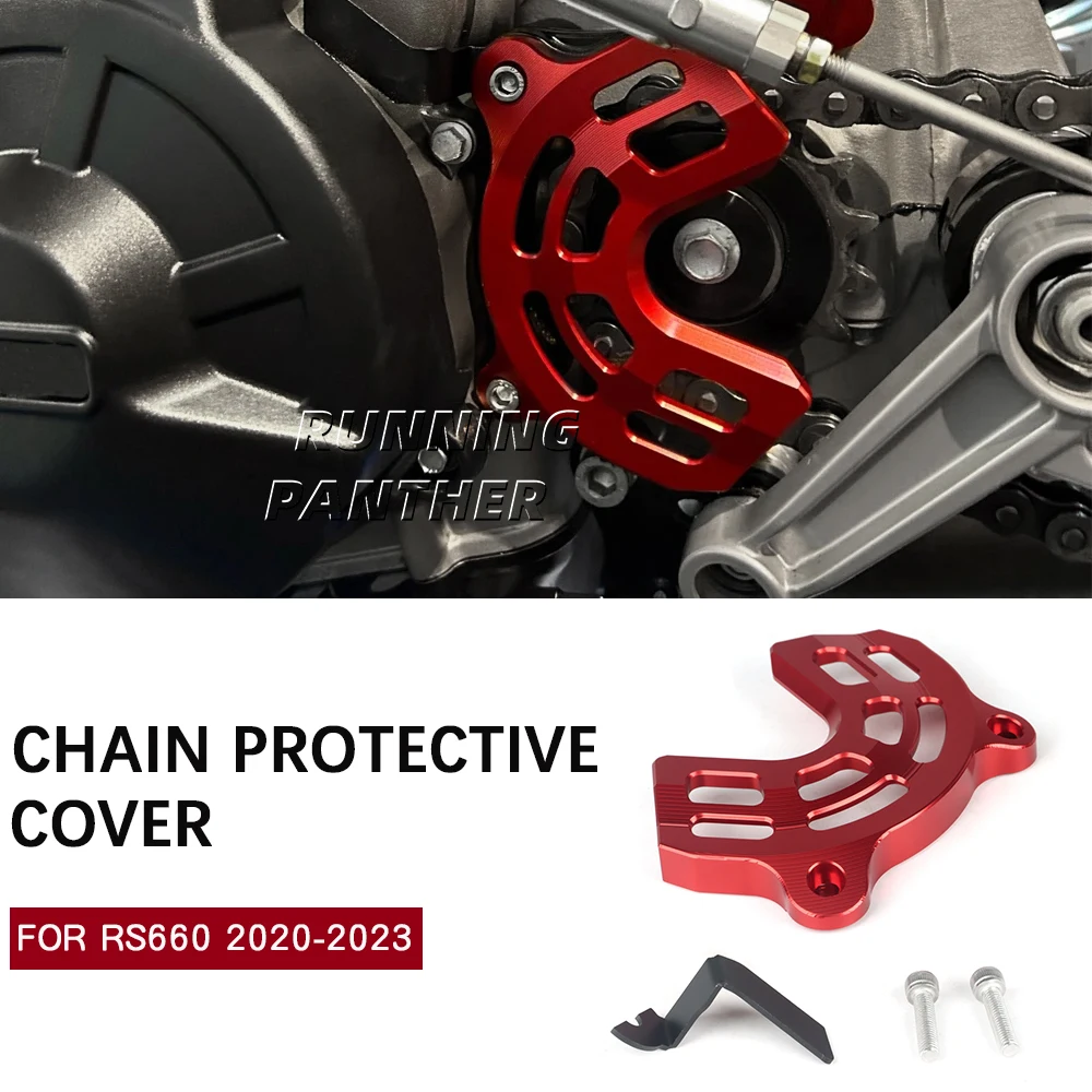 

Motorcycle chain protective cover For Aprilia RS660 RS 660 2020 2021 2022 2023 Front Sprocket Motorcycle Sensor Protection Cover