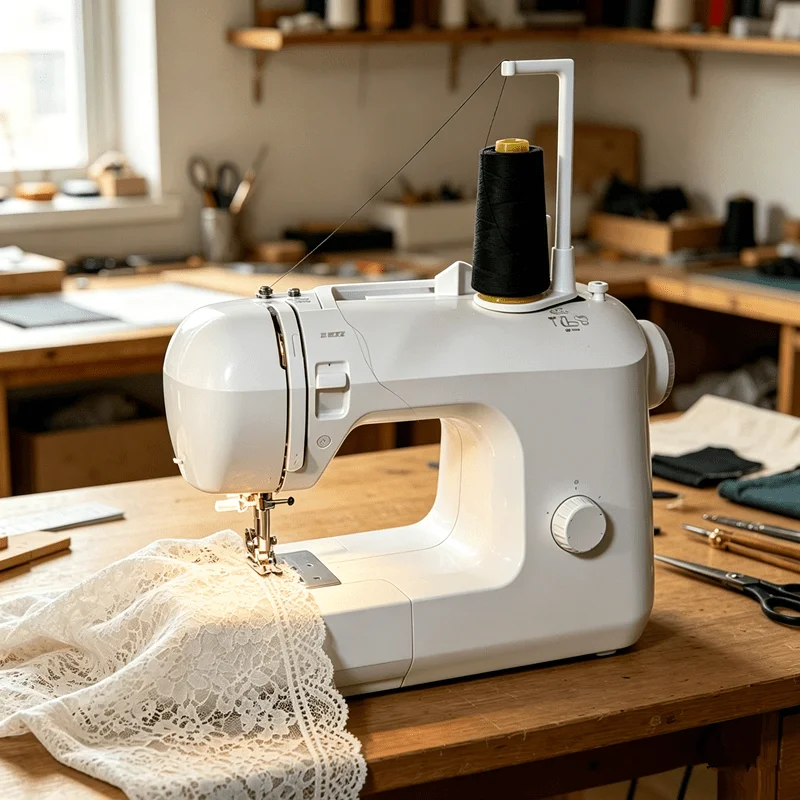 Overlock & Sewing Machines Spool Holder Vertical Large Spool Bracket Anti-Winding Thread Guide Stand Handmade Sewing Accessories