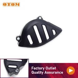 OTOM Motorcycle Front Chain Sprocket Guard Cover For ZONGSHEN NC250 NC450 250cc 450cc KAYO T6 K6 J5 RX3 ZS250GY-3 4 Valves Parts